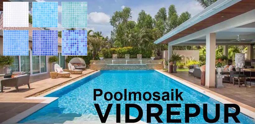 Mosaico di vetro per piscina Vidrepur