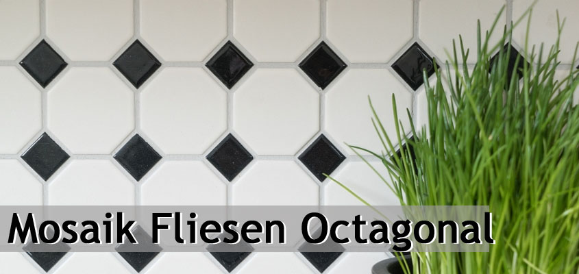 Mosaico ceramico ottagonale