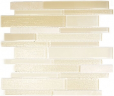 Piastrelle di mosaico per cucina beige mosaico di vetro composito MOS67-GV14_f