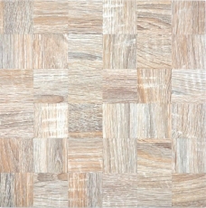 Piastrelle a mosaico per cucina autoadesive in alluminio grigio chiaro metallo effetto legno chiaro MOS200-2222_f