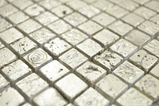 Mosaico pietra resina oro piastrelle parete backsplash cucina bagno MOS88-0707_f