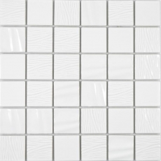Ceramica mosaico bianco piastrelle di mosaico 3D look muro piastrelle backsplash cucina bagno MOS14-0101_f
