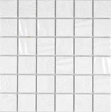 Mosaico ceramico Kanaan white plain mosaic tiles wall backsplash kitchen bathroom MOS14-0111_f