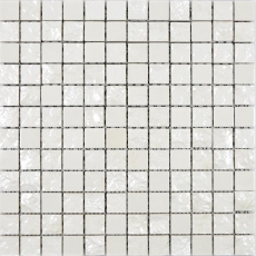 Mosaico ceramico Baku bianco piastrelle mosaico muro backsplash cucina bagno MOS14-0001_f