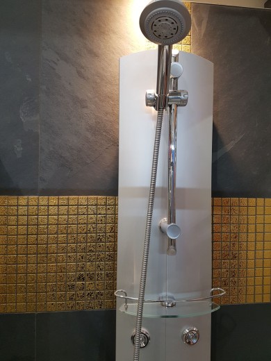 Piastrella di mosaico in ceramica mosaico ORO texture muro backsplash cucina MOS18-0707_f