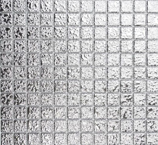 Piastrella di mosaico Mosaico ceramico SILVER textured wall tile backsplash kitchen MOS18-0207_f