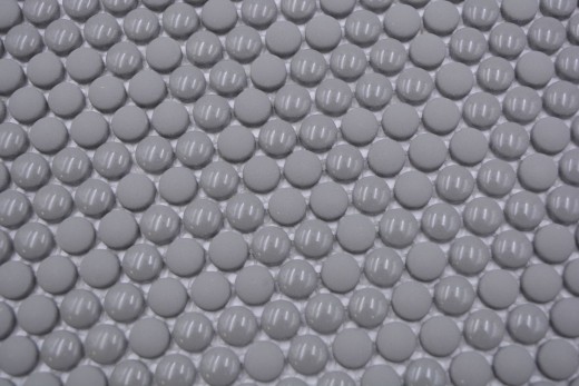 Tondo smalto mix grigio lucido/opaco mosaico piastrelle muro backsplash cucina bagno MOS140-0211_f