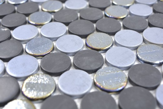 Tondo ECO mix colore mosaico piastrelle parete backsplash cucina bagno MOS129-R05_f