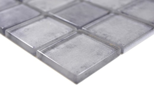 Mosaico di vetro mix grigio mosaico piastrelle muro backsplash cucina bagno - MOS88-0020_f