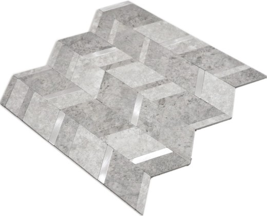 Vinile Arrow effetto pietra cemento grigio argento chiaro autoadesivo MOS200-2CLG_f