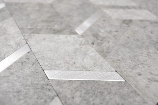 Vinile Arrow effetto pietra cemento grigio argento chiaro autoadesivo MOS200-2CLG_f