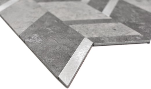 Vinile Arrow effetto pietra grigio argento scuro autoadesivo MOS200-4CDG_f