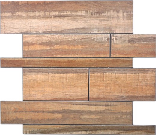 Pannelli murali autoadesivi in legno aspetto legno marrone cucina splashback piastrella posteriore - MOS200-58WRS_f