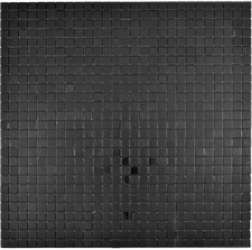 Quadrato in metallo alluminio nero opaco/lucido spazzolato autoadesivo MOS200-L1B_f