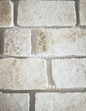 Piastrella a mosaico ardesia pietra naturale mattone bianco MOS34-0102_f