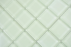 Mosaico di vetro dipinto a mano verde fluorescente piastrelle di mosaico muro backsplash cucina bagno - MOS88-1005_m