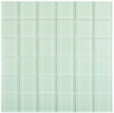Mosaico di vetro dipinto a mano verde fluorescente piastrelle di mosaico muro backsplash cucina bagno - MOS88-1005_m