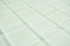 Mosaico di vetro dipinto a mano verde fluorescente piastrelle di mosaico muro backsplash cucina bagno - MOS88-1005_m