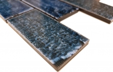 Piastrella di mosaico in ceramica mosaico composito verde lucido piastrelle backsplash muro MOS26-KAS8_f