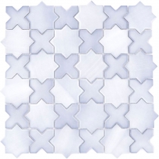 Piastrella di mosaico ceramica combinazione di piastrelle grigio opaco backsplash cucina MOS13-SXS05_f