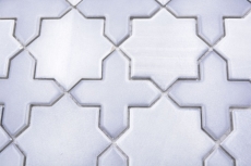 Campione a mano di piastrelle di mosaico in ceramica combi mix grigio opaco piastrelle backsplash cucina MOS13-SXS05_m