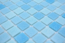 Mosaico di vetro Tessere di mosaico azzurro Mosaico per piscina Mosaico per piscina MOS210-PA331