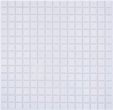 Campione a mano mosaico tessere di vetro mosaico Classic Uni vetro uni bianco carta-legante mosaico piscina mosaico piscina MOS200-A01_m