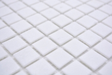 Campione a mano mosaico tessere di vetro mosaico Classic Uni vetro uni bianco carta-legante mosaico piscina mosaico piscina MOS200-A01_m