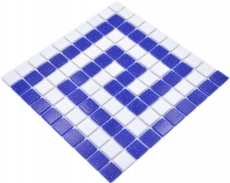 Mosaico dipinto a mano bordo vetro bianco blu scuro carta-legno mosaico piscina mosaico piscina MOSMB-BO16P_m