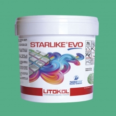 Litokol STARLIKE EVO 420 VERDE PRATO verde II adesivo in resina epossidica per giunti secchio da 2,5 kg