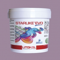 Litokol STARLIKE EVO 530 VIOLA AMETISTA viola/viola resina epossidica adesiva per giunti secchio da 2,5 kg