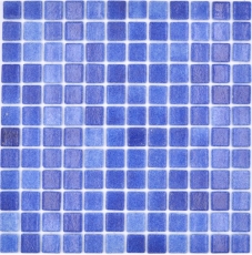 Piastrella di mosaico dipinta a mano Mosaico per piscina Mosaico per piscina SPAGNA blu scuro antiscivolo MOS220-508A_m