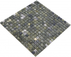 Pietra naturale mosaico di marmo verde opaco parete pavimento cucina bagno doccia MOS38-15-407