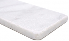 Piastrelle di pietra naturale mosaico marmo bianco opaco parete pavimento cucina bagno doccia MOSF-45-M420