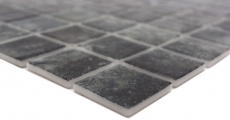 Mosaico piscina Mosaico piscina Mosaico vetro nero antracite cangiante Muro Pavimento Cucina Bagno Doccia MOS220-P56383_f