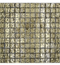 Mosaico di vetro con tessere doro Rivestimento per pareti Mosaico per pareti Bagno Cucina MOS78-8GO3_f