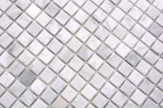 Pietra naturale mosaico di marmo bianco carrara look opaco parete pavimento cucina bagno doccia MOS38-15-2000_f