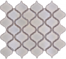 Ceramica mosaico piastrelle bianco antico lucido parete pavimento cucina bagno doccia MOS13-PAW5_f