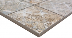 Mosaico ceramico dipinto a mano in gres porcellanato multicolore opaco parete pavimento cucina bagno doccia MOS23-95CS_m