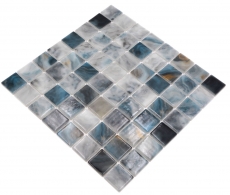 Campione a mano mosaico piscina mosaico piscina mosaico vetro grigio antracite cangiante parete pavimento cucina bagno doccia MOS220-P56386_m