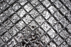 Campione a mano di mosaico di vetro piastrelle da parete rivestimento cucina alzatina MOS78-8BS4_m