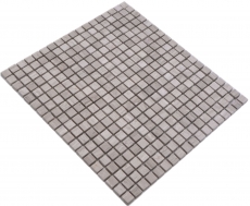 Campione a mano pietra naturale mosaico marmo grigio opaco parete pavimento cucina bagno doccia MOS38-15-2012_m