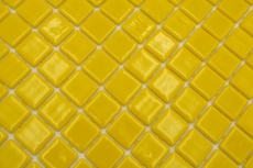 Campione a mano piscina mosaico piscina mosaico vetro mosaico giallo lucido parete pavimento cucina bagno doccia MOS220-P25801_m