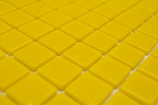 Campione a mano piscina mosaico piscina mosaico vetro mosaico giallo lucido parete pavimento cucina bagno doccia MOS220-P25801_m