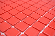 Campione a mano piscina mosaico piscina mosaico vetro mosaico rosso lucido parete pavimento cucina bagno doccia MOS220-P25808_m