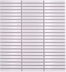 Mosaico ceramico dipinto a mano piastrelle di mosaico bianco lucido parete cucina bagno doccia MOS24-CG11_m