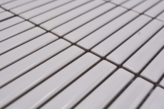Mosaico ceramico dipinto a mano piastrelle di mosaico bianco lucido parete cucina bagno doccia MOS24-CG11_m
