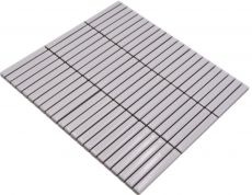 Mosaico ceramico dipinto a mano piastrelle di mosaico bianco lucido parete cucina bagno doccia MOS24-CG11_m