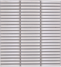 Mosaico ceramico dipinto a mano tessere di mosaico bianco antico lucido parete cucina bagno doccia MOS24-CG31_m