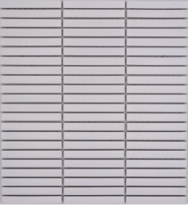Mosaico ceramico dipinto a mano tessere di mosaico bianco opaco parete cucina bagno doccia MOS24-CG91_m